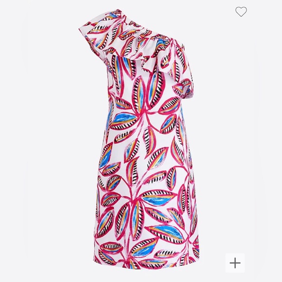 J Crew Floral One Shoulder Sleeveless Dress - Picture 7 of 7